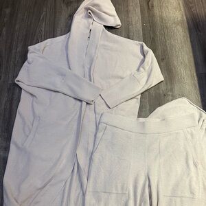 Cream Hooded barefoot dreams Lounge Set